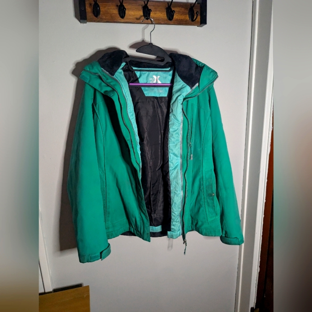 ZeroXposure Two Toned Double Layer Winter Sport Jacket